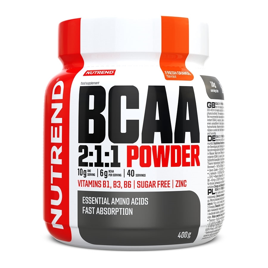 E-shop Nutrend BCAA 2:1:1 Powder 400 g Pomaranč