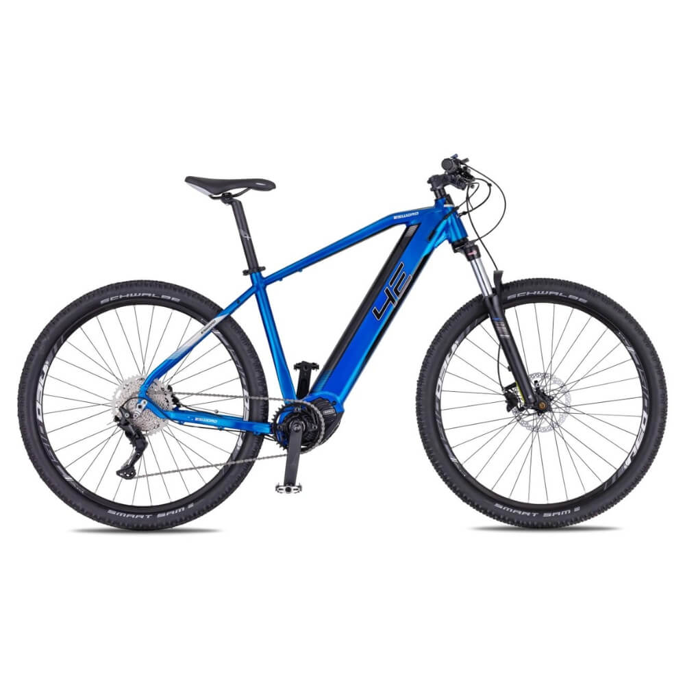 Horský elektrobicykel 4EVER Esword Elite M510 29" Sky Blue/Hologram - XL (20,5", 185-202 cm)
