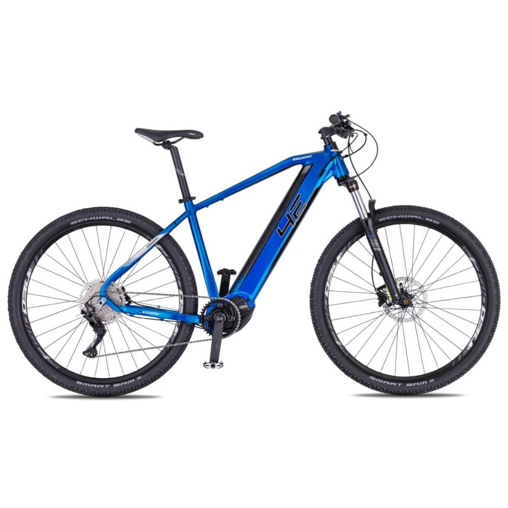 Horský elektrobicykel 4EVER Esword Sport M510 29" Sky Blue/Hologram - XL (20,5", 185-202 cm)