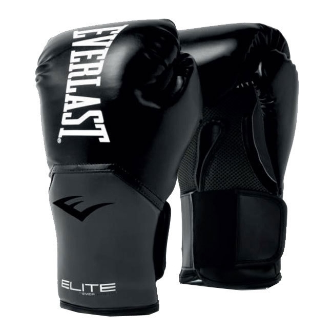 Boxerské rukavice Everlast Elite Training Gloves v3 čierna - S (10oz)