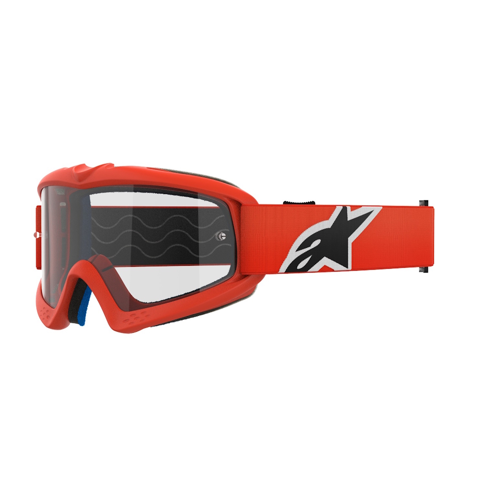 Alpinestars Vision Youth Corp oranžová, číre plexi