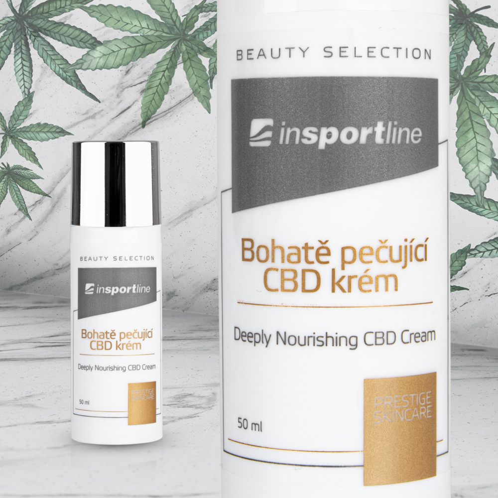 inSPORTline Intenzívne hydratačný CBD krém 50 ml