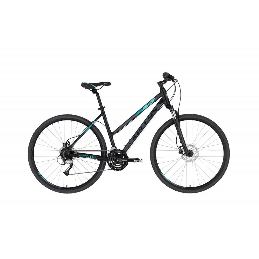 Kellys CLEA 90 28" - model 2022 Black Aqua - S (17", 155-170 cm)