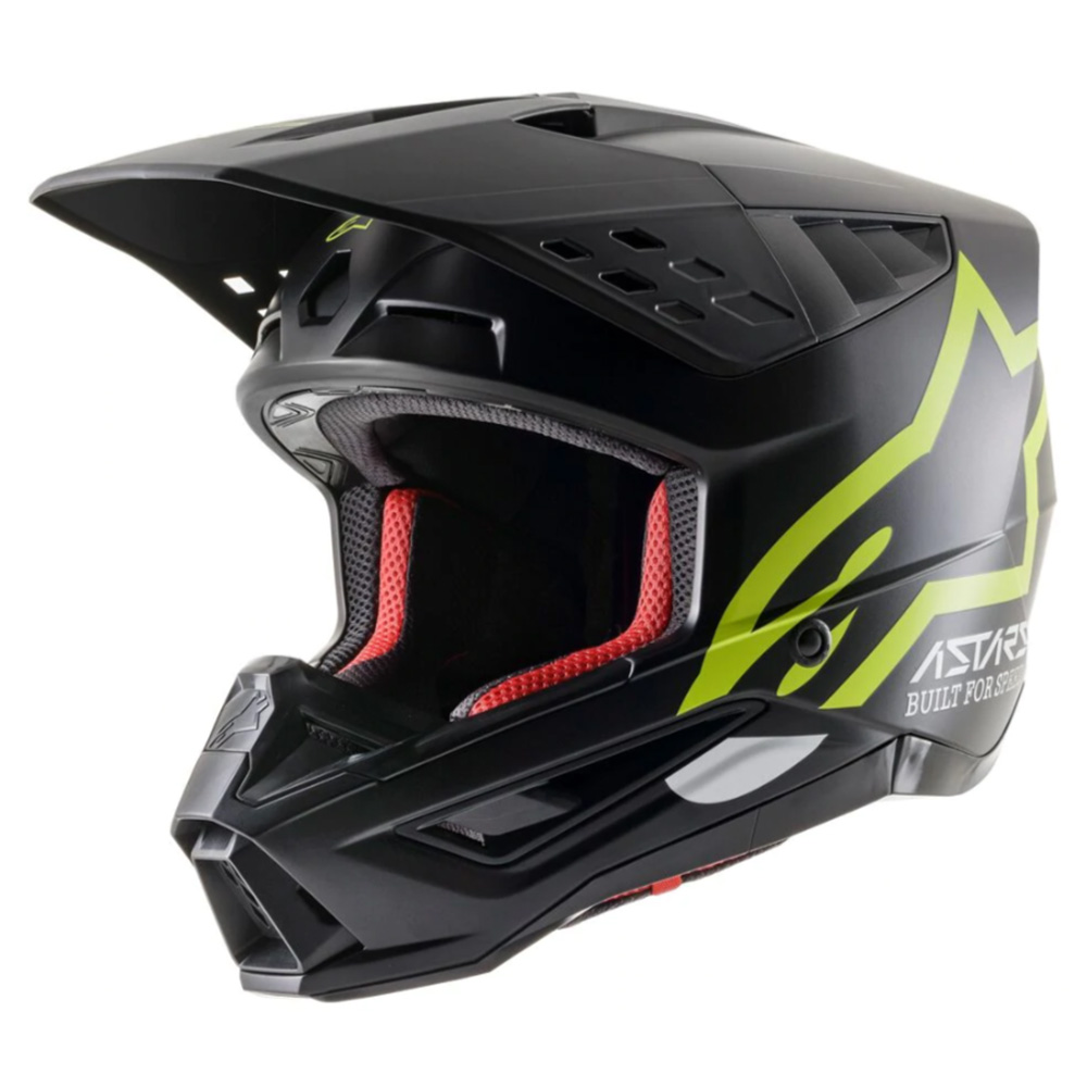 Alpinestars S-M5 Compass matná čierna/žltá fluo 2022 XS (53-54)