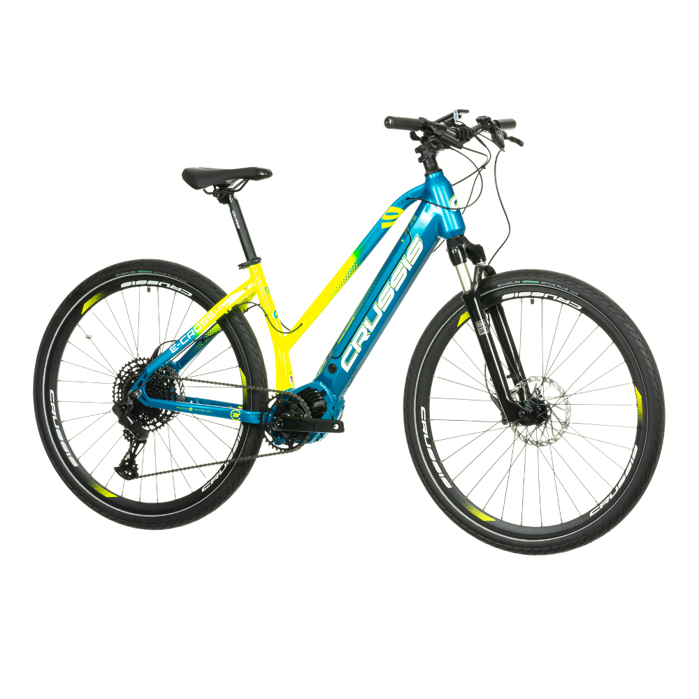 Dámsky crossový elektrobicykel Crussis e-Cross Low 9.8-S - model 2023 15"