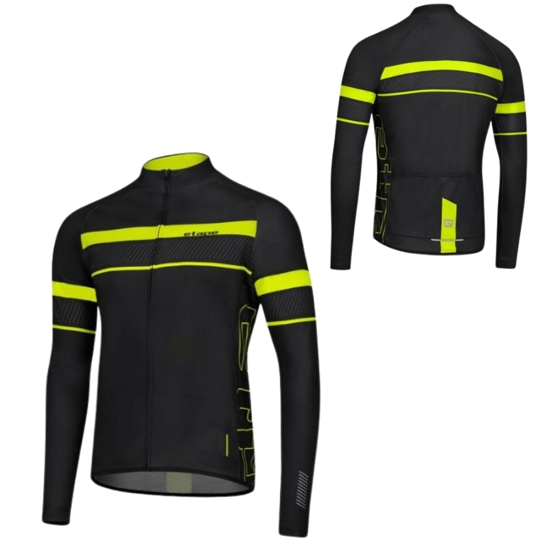 Etape Comfort 2.0 čierna/žltá fluo - L