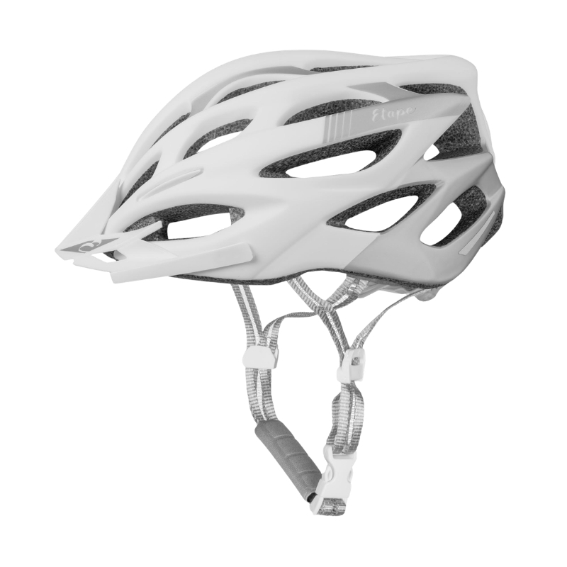 Etape Vesper biela/šedá mat - L/XL (58-61)