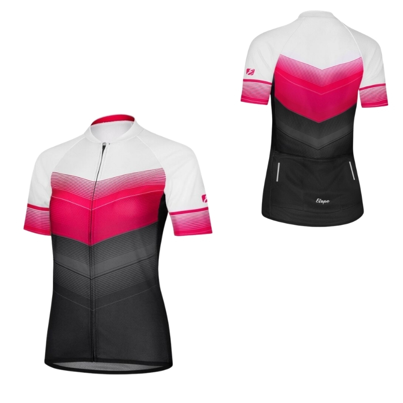 Etape Violet ružová/čierna - M