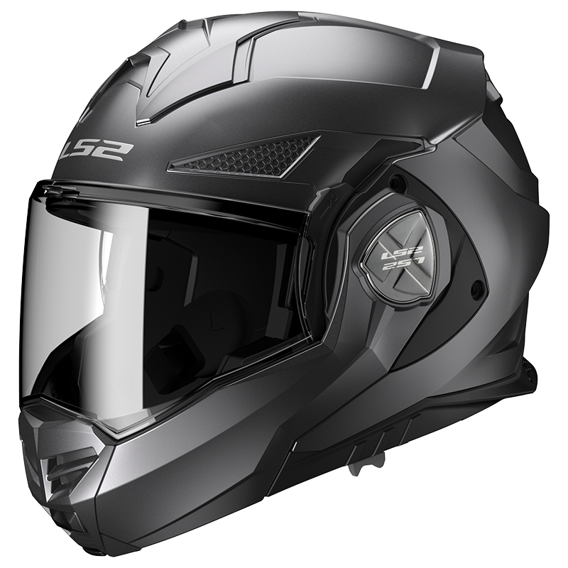 Výklopná moto prilba LS2 FF901 Advant X Solid Matt Titanium P/J 3XL (65-66)