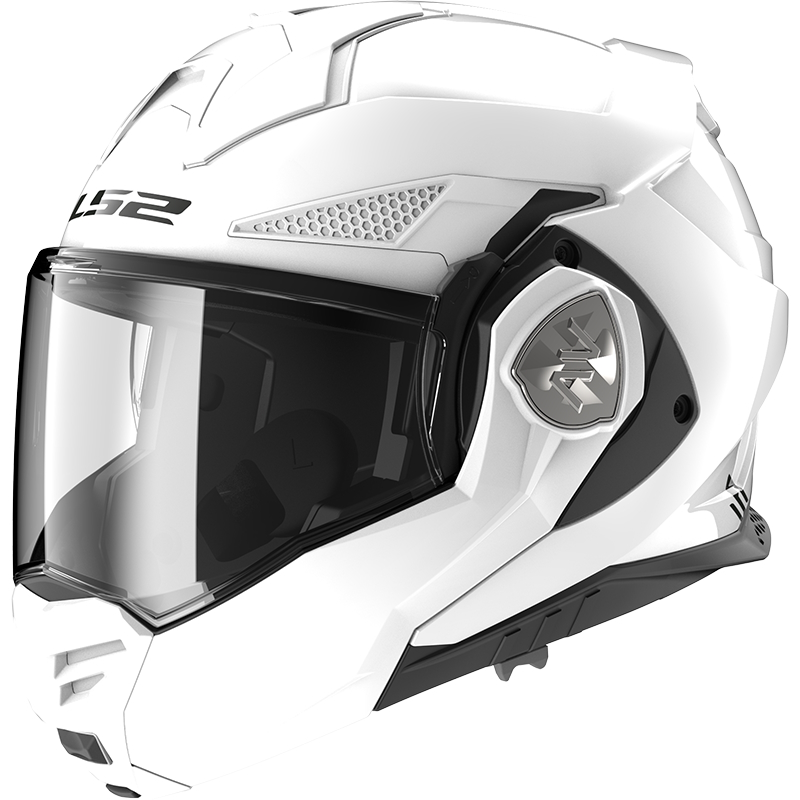 Preklápacia moto prilba LS2 FF901 Advant X Solid White P/J