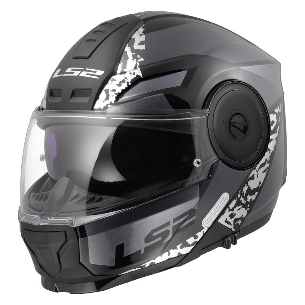 Výklopná moto prilba LS2 FF902 Scope II Oxyd Black Titanium