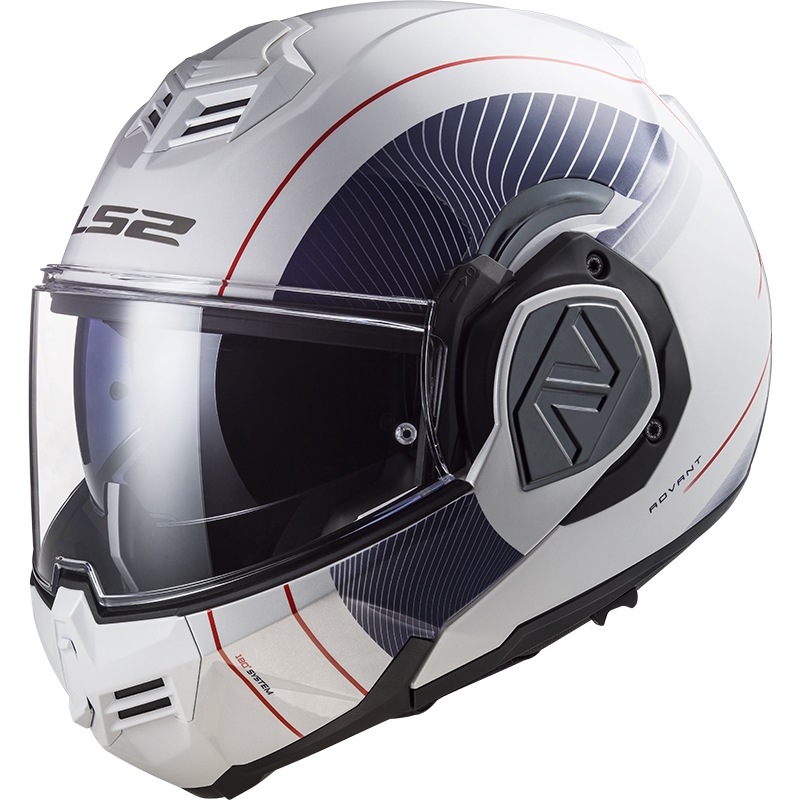 Preklápacia moto prilba LS2 FF906 Advant Cooper White Blue P/J