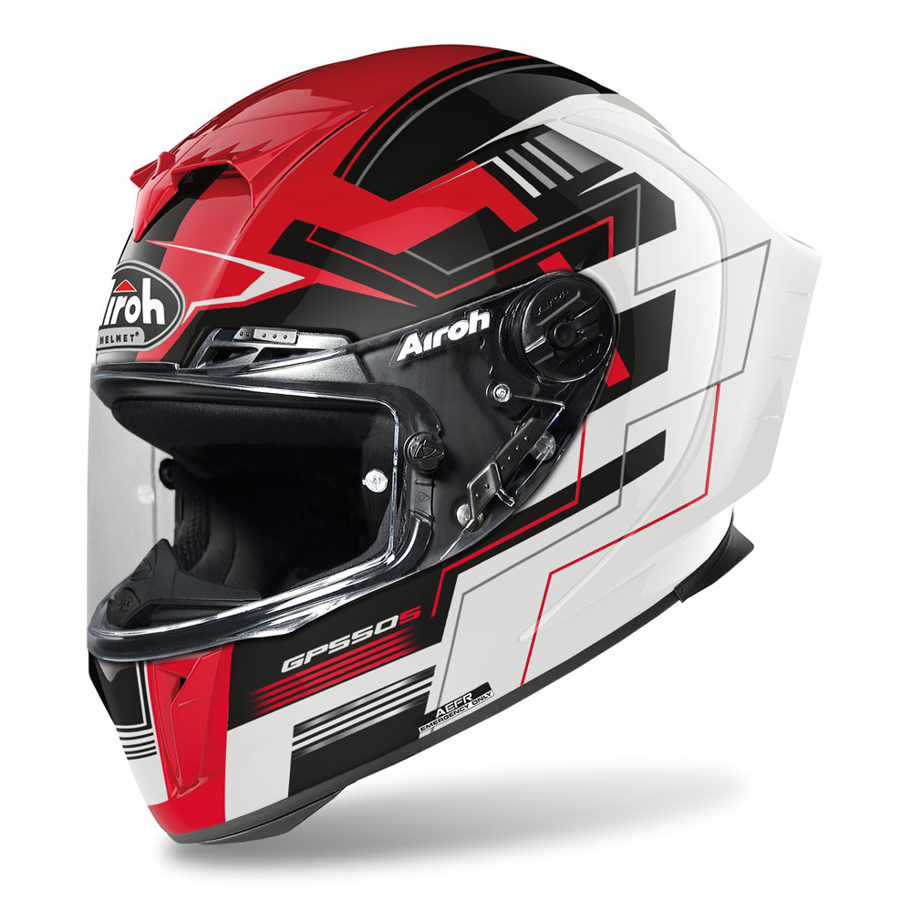 AIROH GP 550S Challenge lesklá červená 2022 M (57-58)