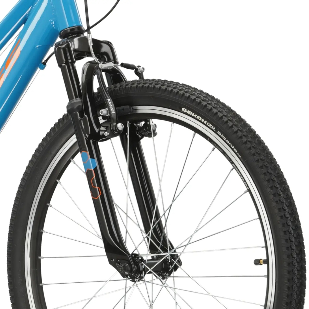 Kross Hexagon JR 1.0 24" - model 2025 námornícka modrá / žltá / lesk - S (12", 130-150 cm) · záber 8
