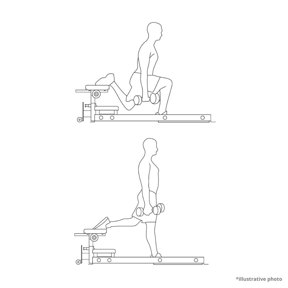 Posilňovacia lavica na nohy a sedacie svaly inSPORTline X-NT HT10 Hip Thrust · záber 5