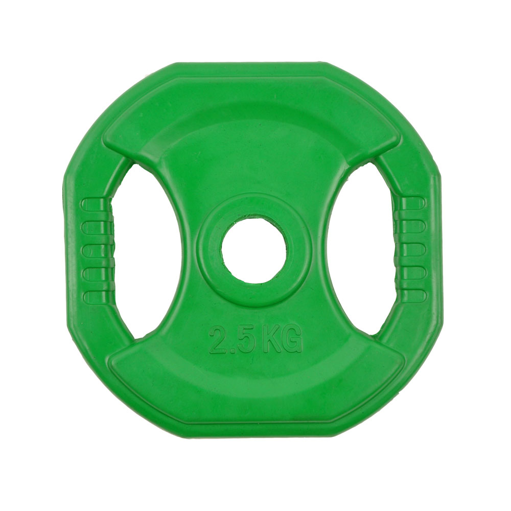 Hranatý pogumovaný kotúč inSPORTline Pump 2,5 kg 30 mm