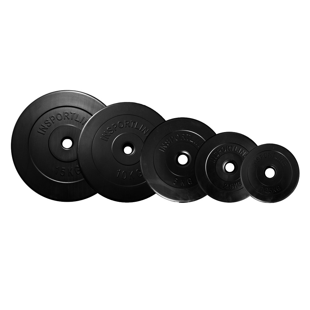 Sada cementových kotúčov inSPORTline CEM 2x 1,25-15 kg 30 mm