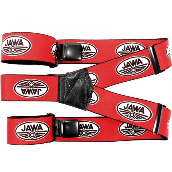 E-shop MTHDR Suspenders JAWA Red Soft Red