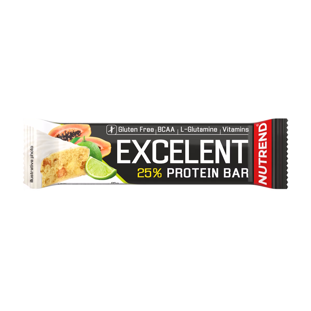 Nutrend EXCELENT protein bar 85g limetka s papájou
