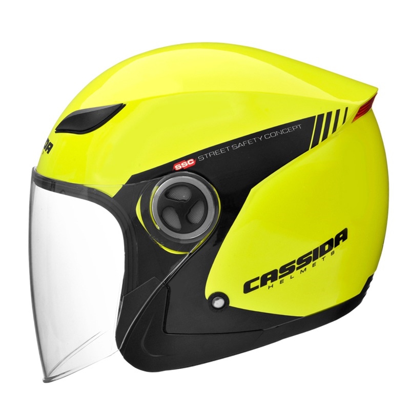 Cassida Reflex Safety čierna-fluo žltá - M (57-58)