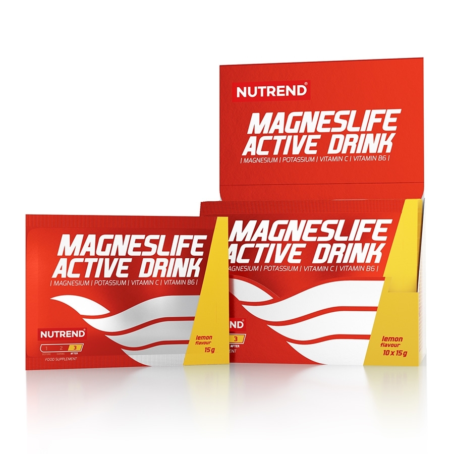 E-shop Nutrend Magneslife Active Drink 10x15g citrón