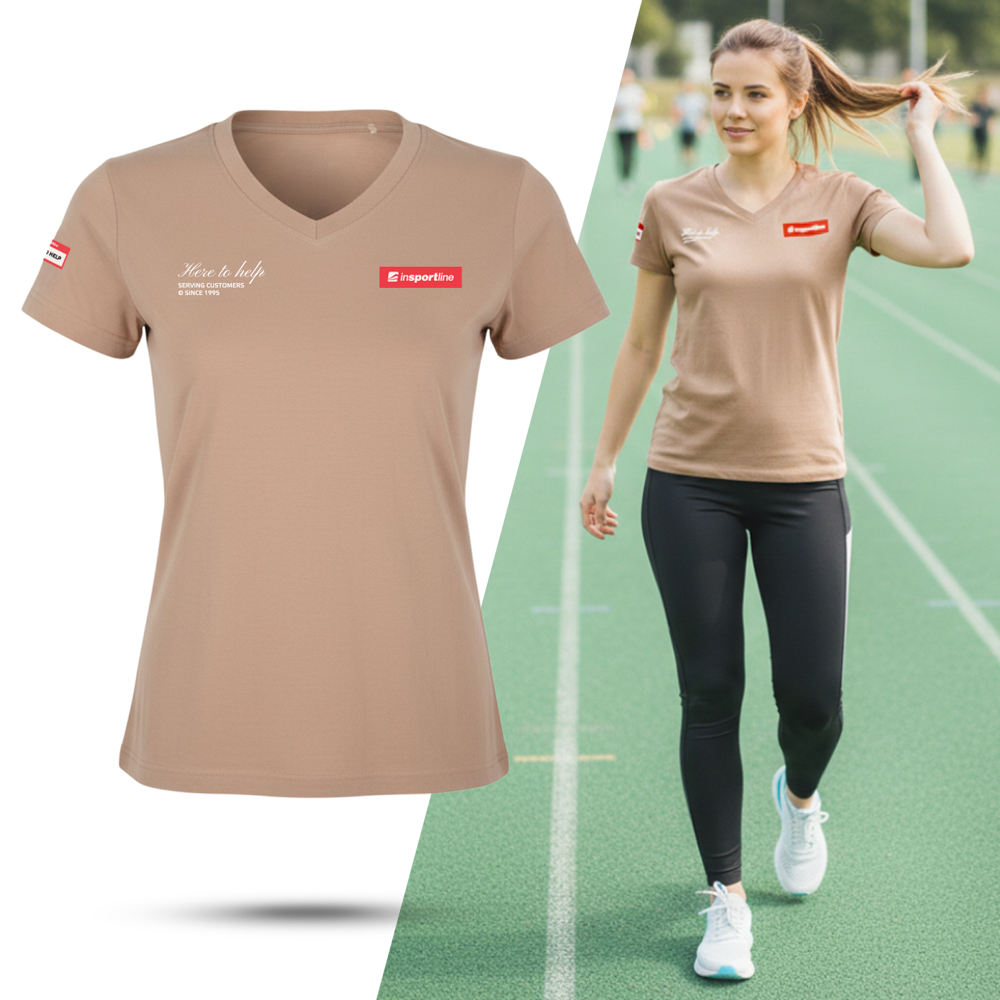 inSPORTline tričko Signature dámské mocca - XS
