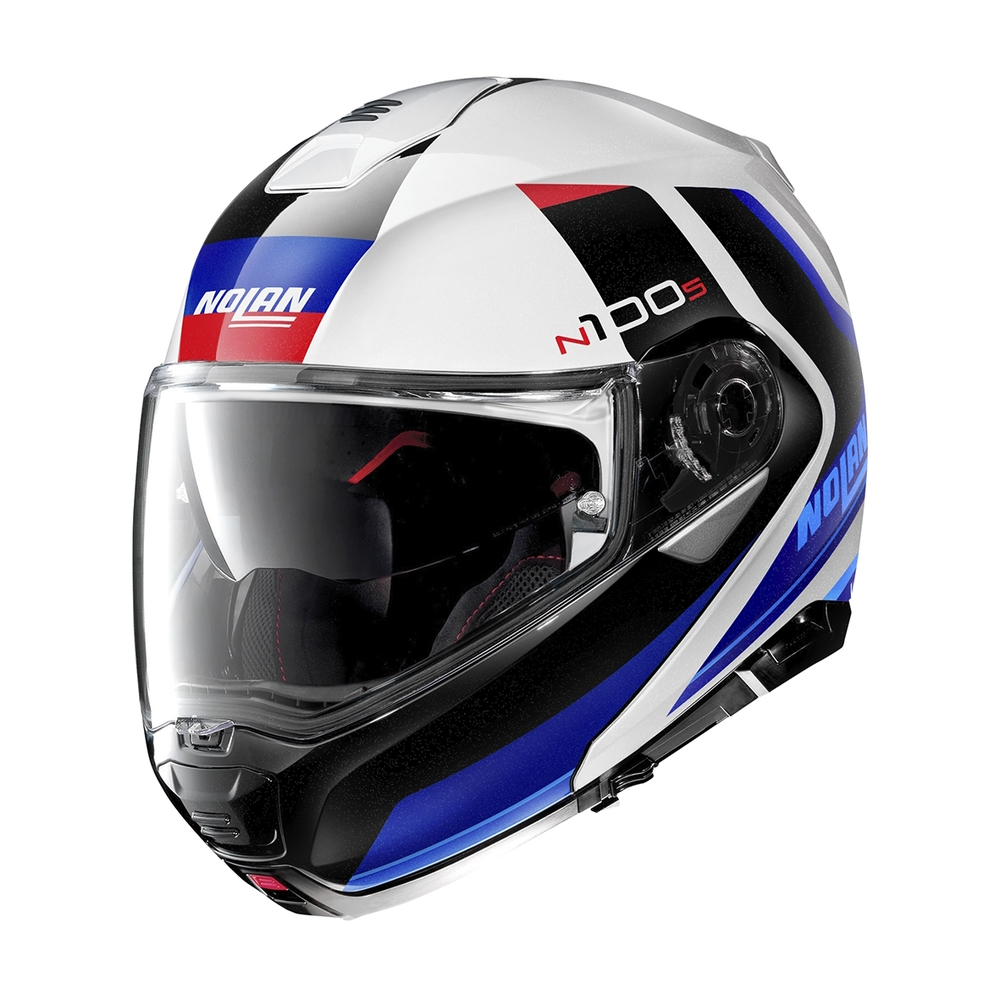 Nolan N100-5 Hilltop Metal White-Blue - 3XL (65)