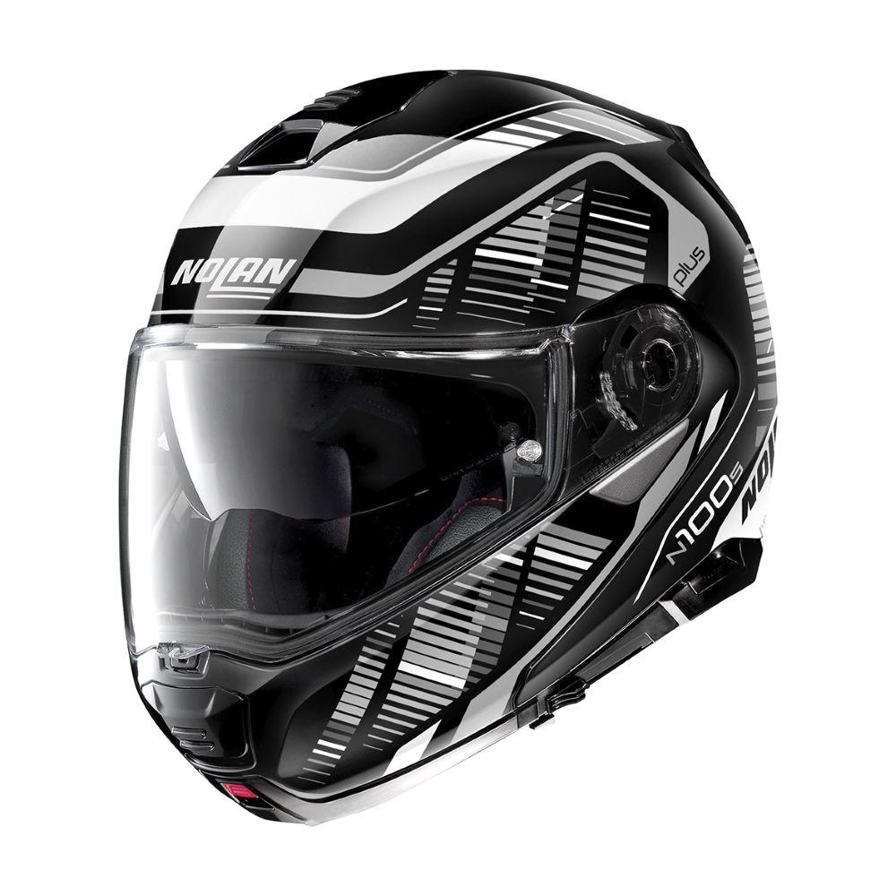 Nolan N100-5 Plus Starboard Glossy Black - M (57-58)