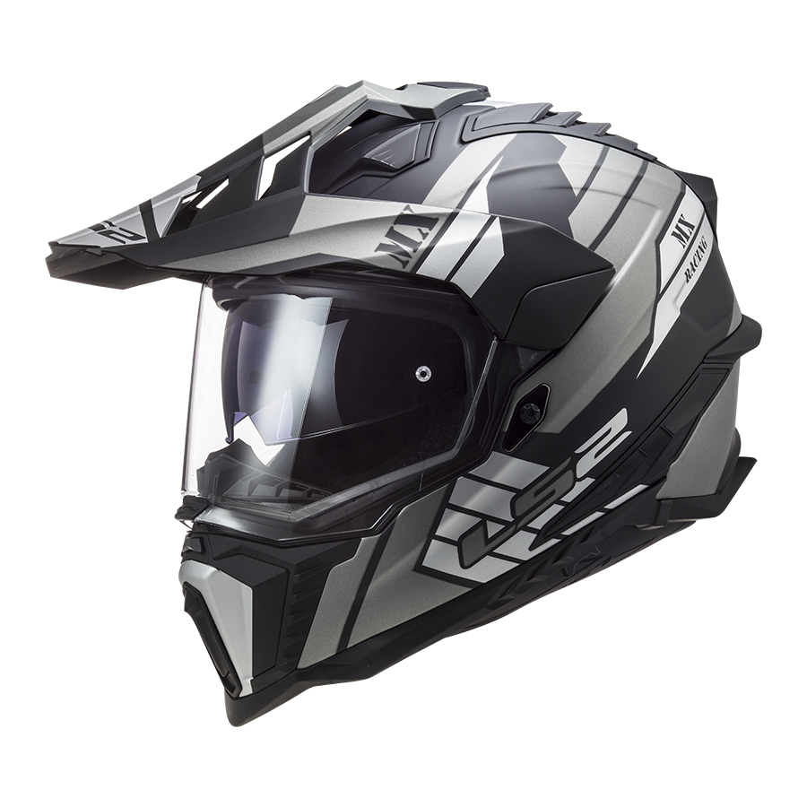 LS2 Explorer Atlantis Matt Titanium - XXL (63-64)