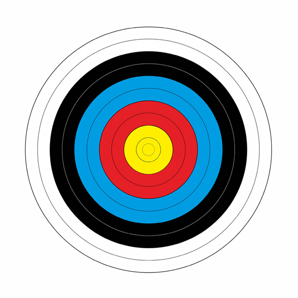 Yate Papírový terč Yate průměr 60 cm 10 ks