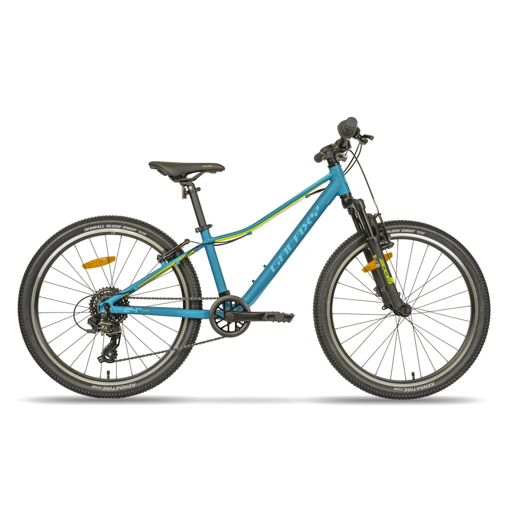 Juniorský horský bicykel Galaxy Pavo 24" - model 2024 modrá - 12" (138-148 cm)