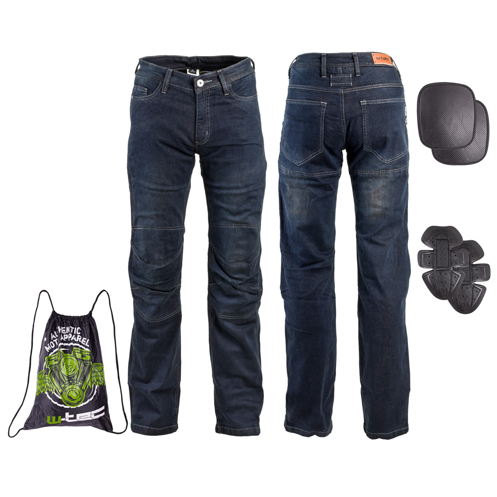 Pánske moto jeansy W-TEC Pawted s nepremokavou membránou