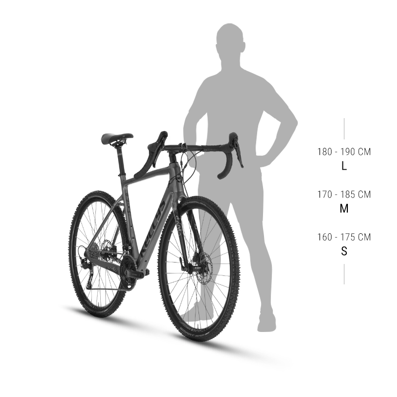 Kellys SOOT X50 28" - model 2026 Graphite Grey - M (20", 170-185 cm)