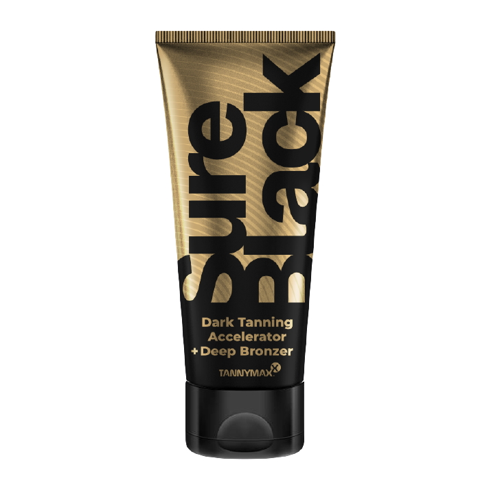 Opaľovací krém Tanny Maxx Sure Black + bronzer 200ml