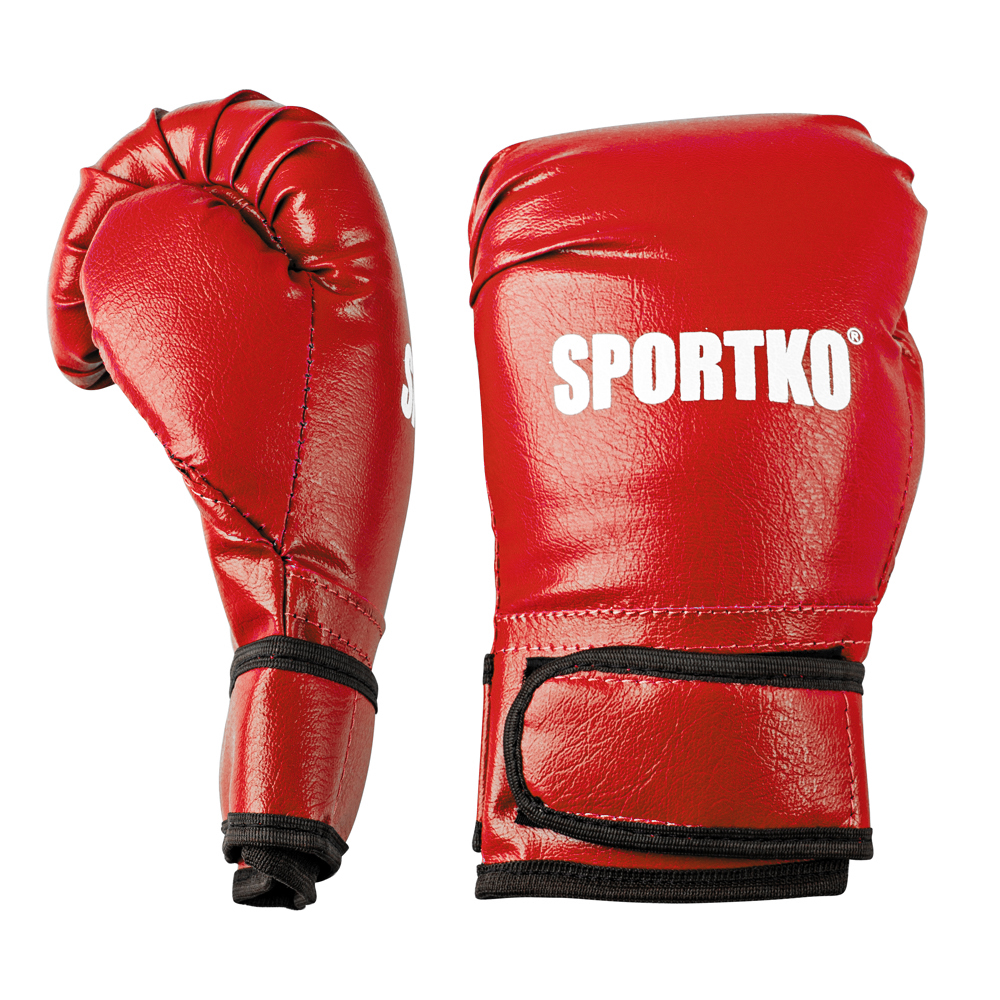 Detské boxerské rukavice SportKO PD01 - červená