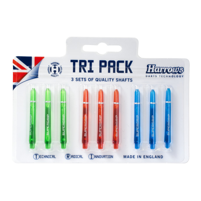 E-shop Harrows Supergrip Tri Pack Medium Colour