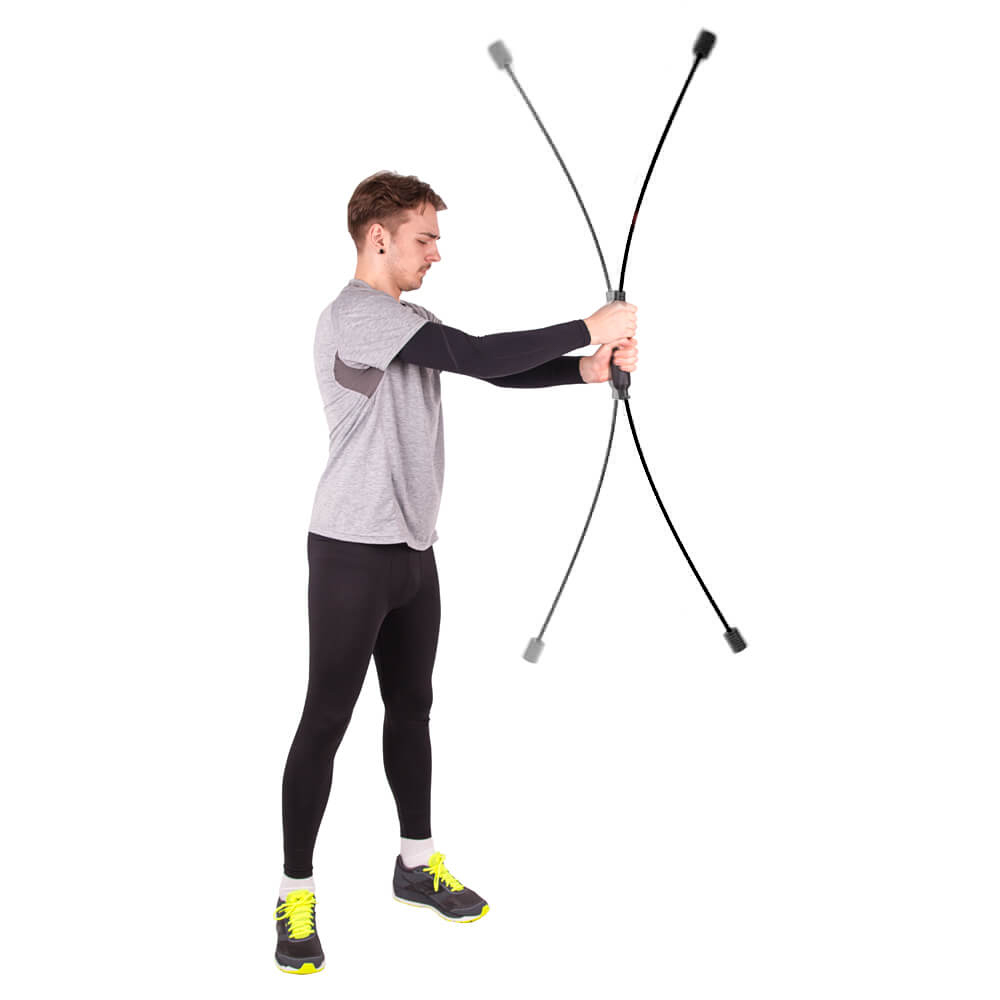 Kmitacia tyč inSPORTline Flexi Bar Strong - Farba: čierna · záber 7