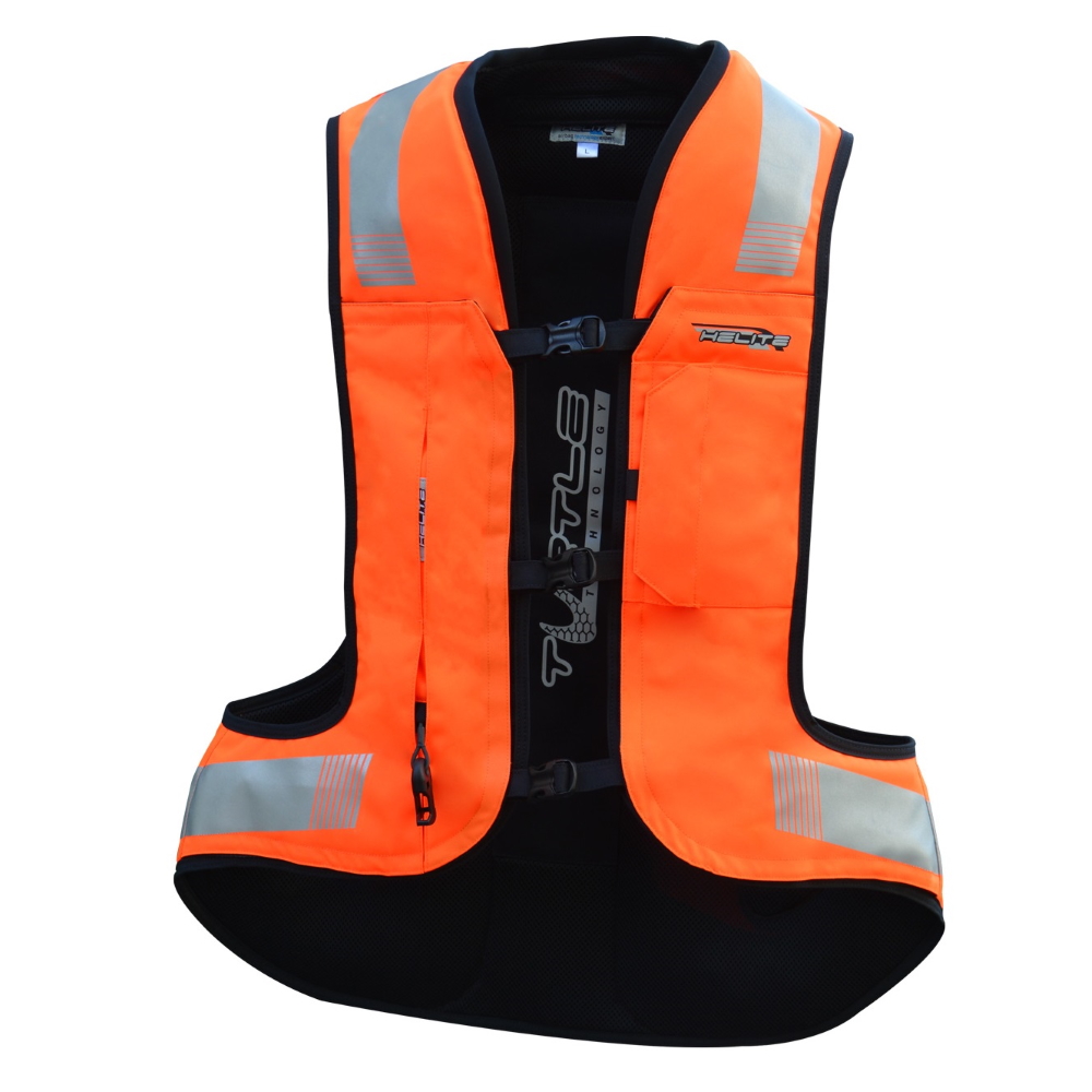 E-shop Helite Turtle 2 HiVis oranžová - L