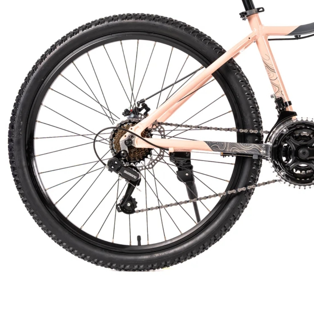 Olpran Strix 26" - model 2026 šedá/ružová - 15" (140-155 cm) - Veľkosť: 140-155, 26 | Farba: sivá, ružová · záber 7