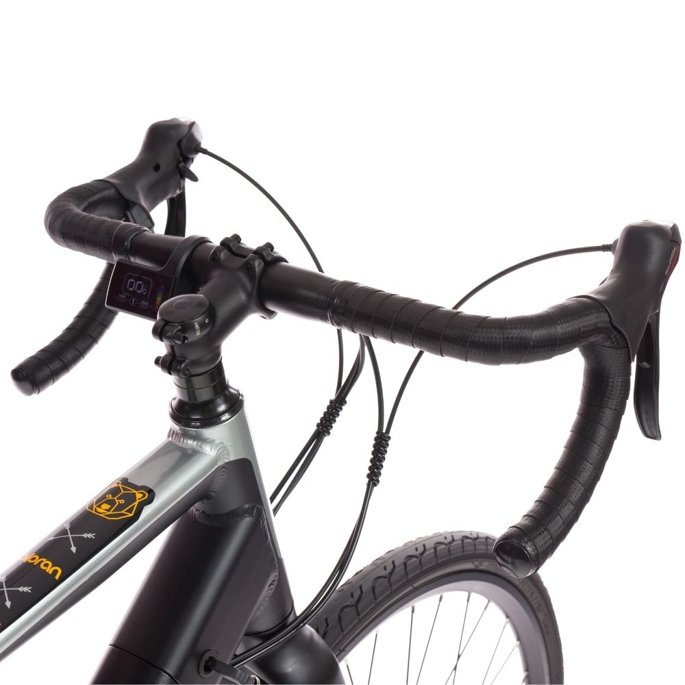 Olpran e-Gravel 28" - model 2026 modro-tyrkysová - 17" (155-175 cm) · záber 6