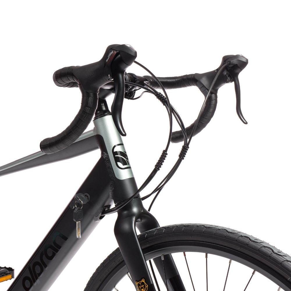 Olpran e-Gravel 28" - model 2026 modro-tyrkysová - 17" (155-175 cm) · záber 6