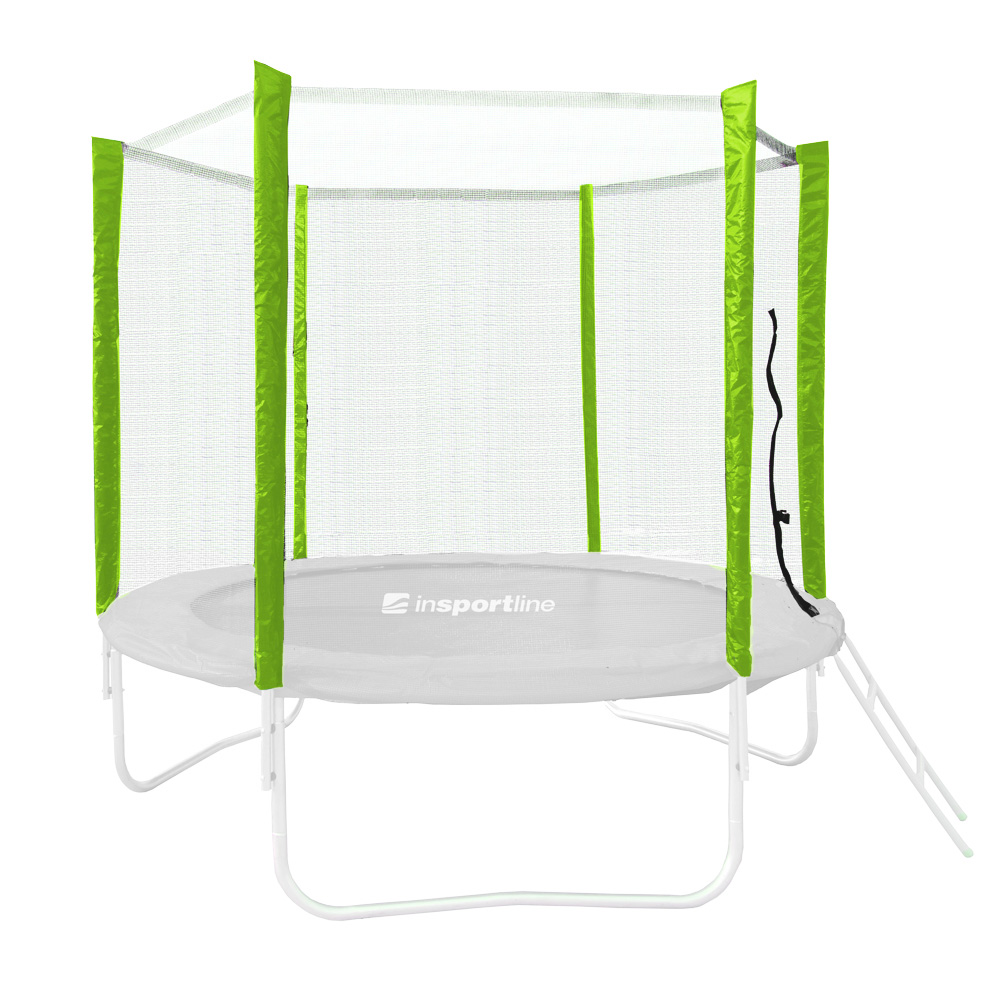 Ochranná sieť pre trampolínu inSPORTline Froggy PRO 305 cm - 6 tyčí zelená