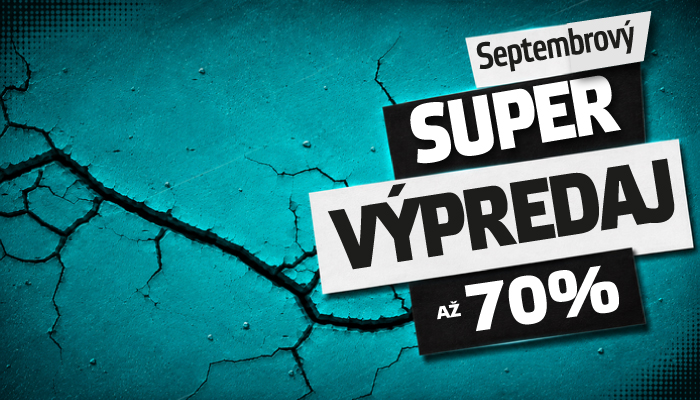 SUPER VÝPREDAJ<br>Zľavy až 70% 🔥