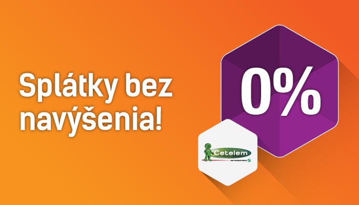 Nakúpte dnes na splátky bez navýšenia!