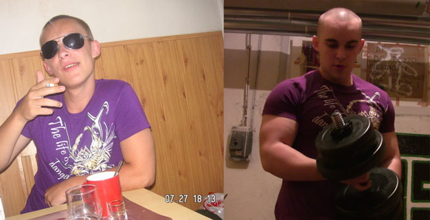 Pred tým ako som začal cvičiť, mal som zlý zdravotný štýl.