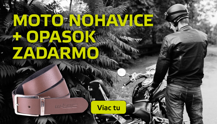Opasok zadarmo k vybraným moto nohaviciam!