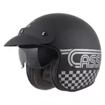 Moto prilba Cassida Oxygen Rondo 2.0 čierna matná/strieborná