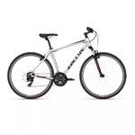 Pánsky crossový bicykel KELLYS Cliff 30 28" - model 2025 - chrome grey