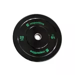 Gumový kotúč inSPORTline Bumper Plate Lite 10 kg 50 mm