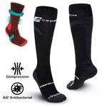 Kompresné podkolienky inSPORTline Compleano AG+ antibakteriálny